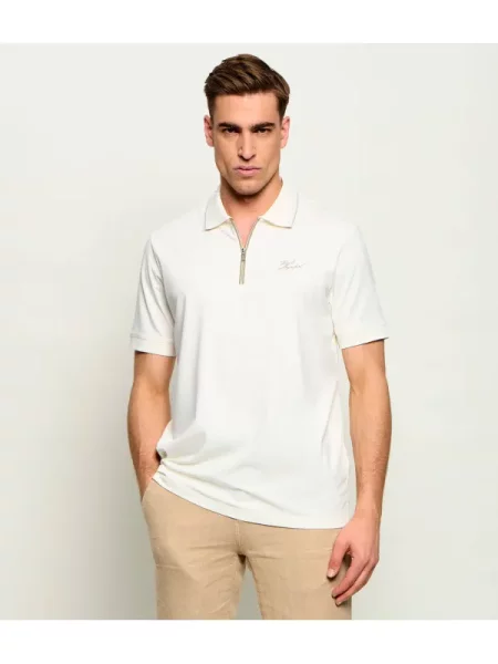 KARL LAGERFELD Tricou polo Crem