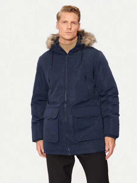 Μπουφάν παρκά Jack&jones μπλε