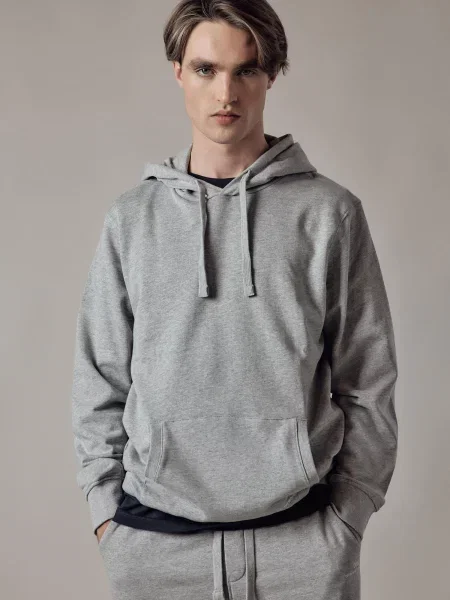 OWN Off With Nature Sweater majica Felpa Felpata con Cappuccio svijetlosiva