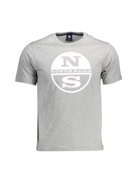Koszulka North Sails z krótkim rękawem casual szara