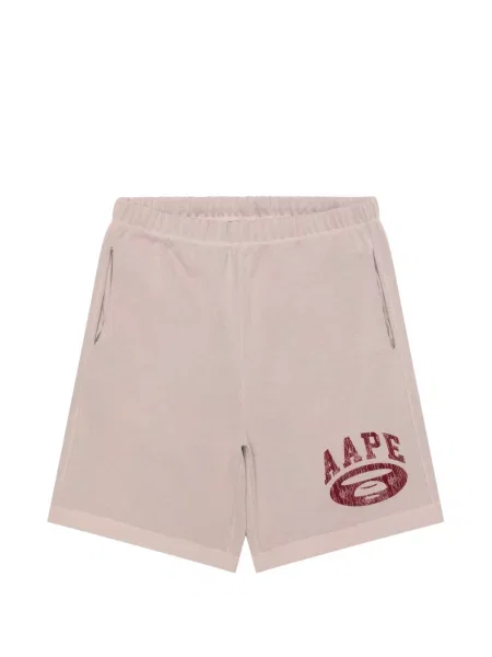 Pantaloni scurți Aape By A Bathing Ape cu imagine cu model camuflaj roz