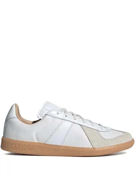 Sneakerși Adidas Samba din piele de căprioară alb