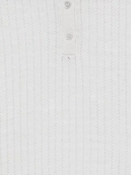 Dzianinowa koszulka polo Patrizia Pepe szara