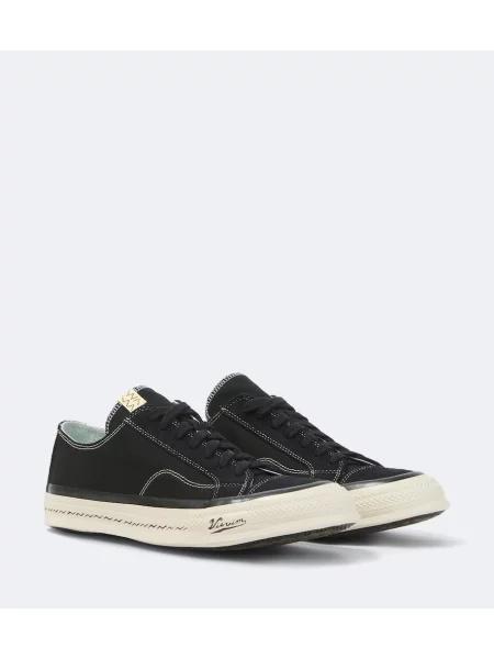 Szarvasbőr sneaker Visvim fekete