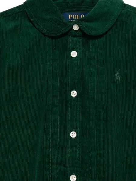 Sukienka dziecięca Polo Ralph Lauren zielona