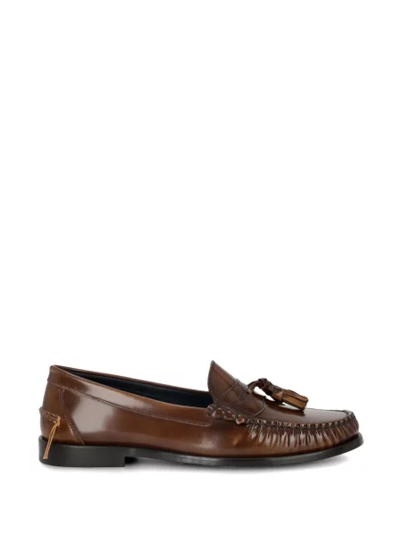 Pantofi loafer Fortela din piele maro