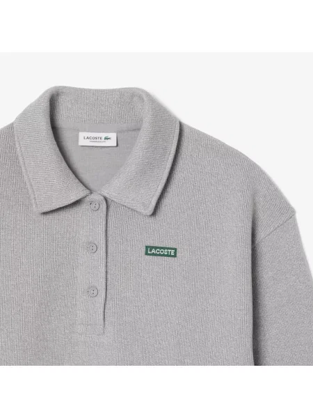 Поло Lacoste серое