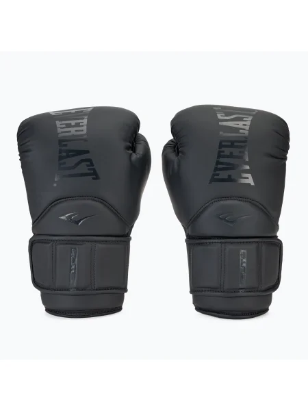 Everlast Elite 2 Pro Боксови ръкавици Кожени черни