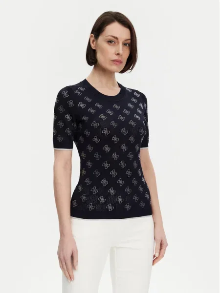 Guess Pulover Bleumarin