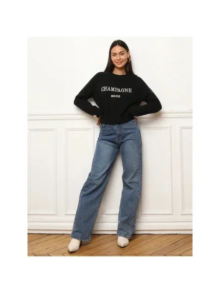 Pulover La Modeuse negru