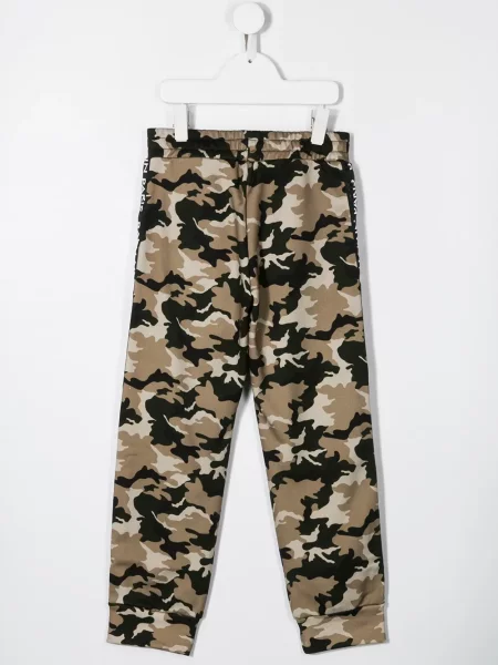 Spodnie dziecięce Balmain zielone