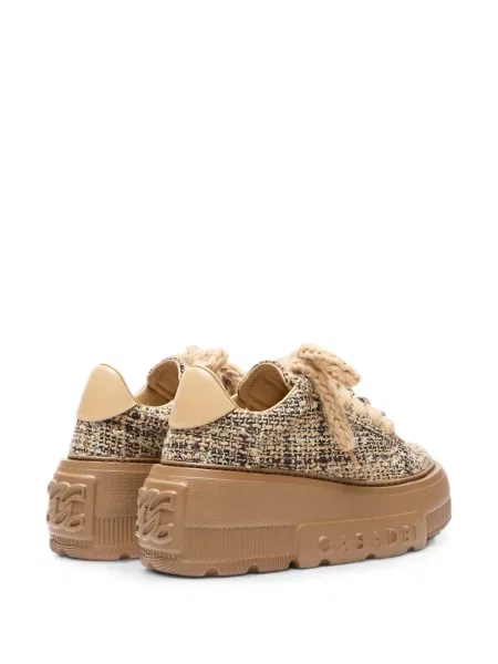Bouclé sneakerși Casadei maro