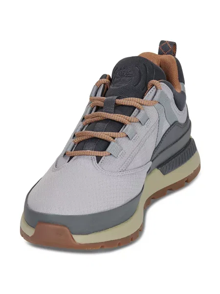 Šnurovacie tenisky Timberland so sieťovinou sivá
