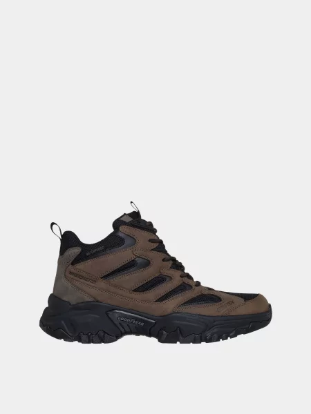 Кожаные ботинки Skechers коричневые