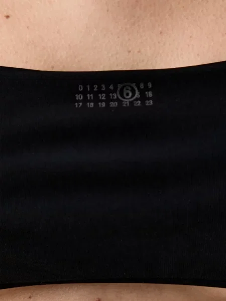 Bikini Mm6 Maison Margiela negru