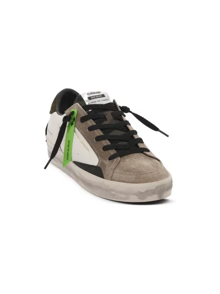 Pantofi Crime London alb