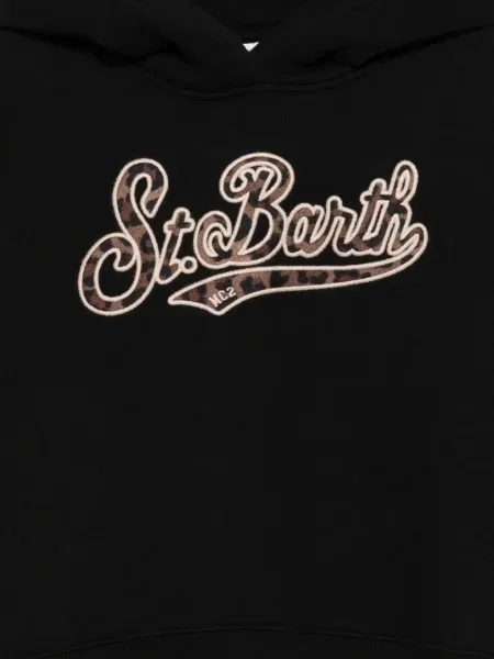 Bluza z kapturem dziecięca Mc2 Saint Barth czarna