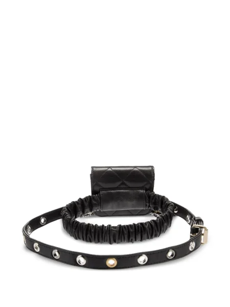 Prošívaná diamant kabelka Chanel Pre-owned černá