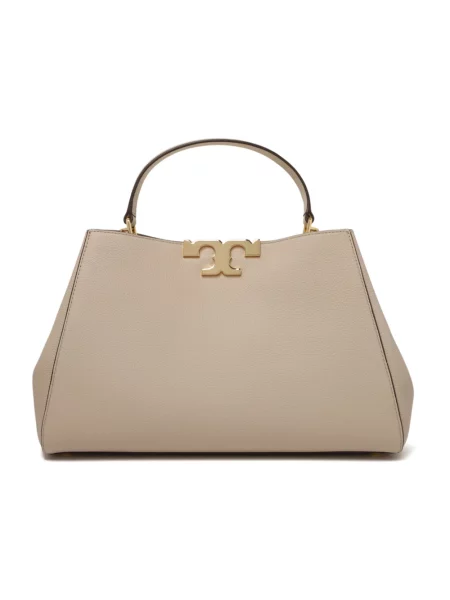 Torebka Tory Burch skórzana beżowa