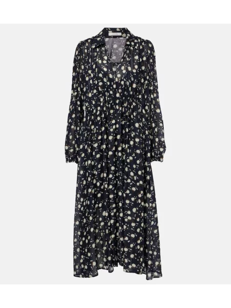 Rochie maxi Dorothee Schumacher cu model floral cu imagine de costum