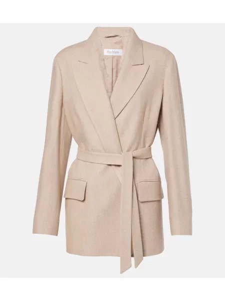 Sacou Max Mara de lână alb