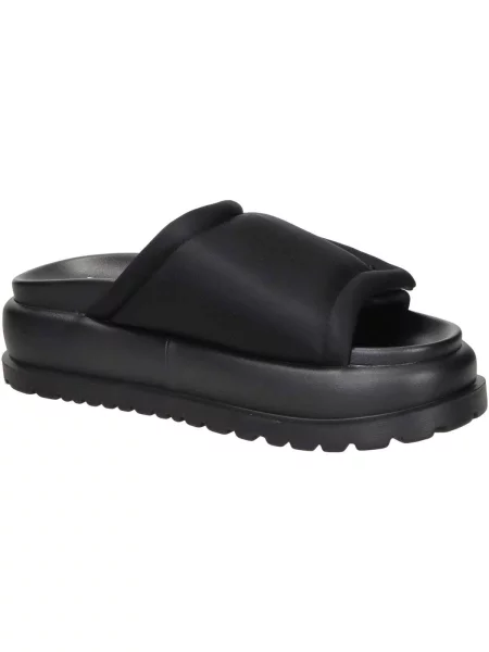 Šľapky Buffalo na suchý zips čierna