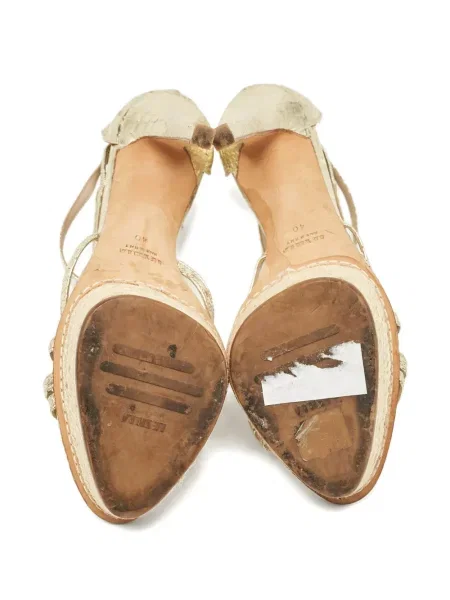 Espadrile Le Silla cu platformă auriu