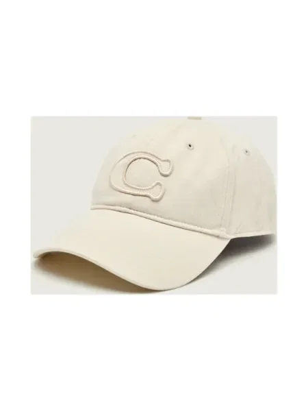 Coach Șapcă Écru alb