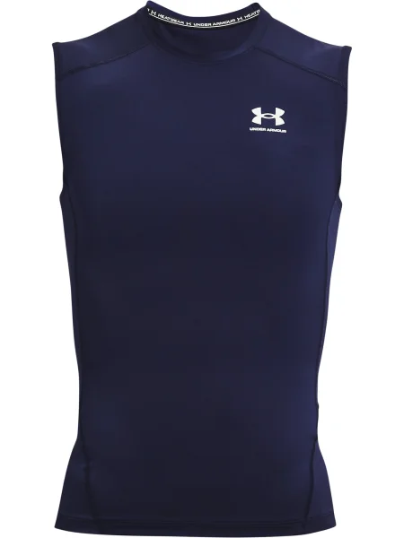 UNDER ARMOUR Funkcionalna majica temno modra bela