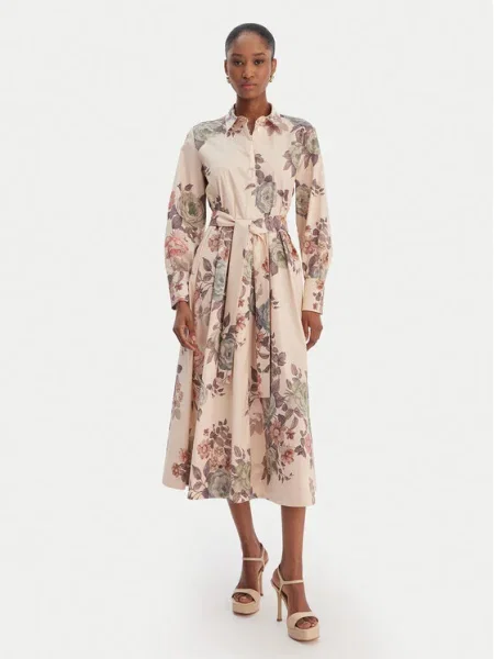 Marella Rochie tip cămașă Formica bej