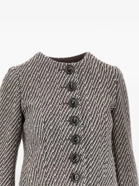 Geacă Emporio Armani cu dungi maro