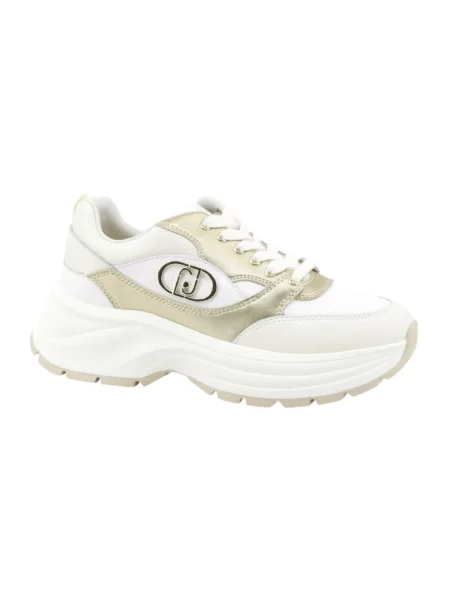 Sneakersy Liu Jo skórzane beżowe