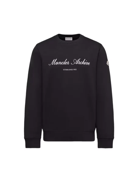 Bluza Moncler z logo czarna