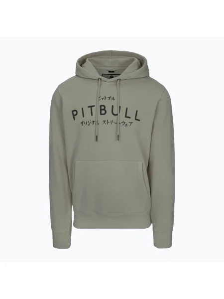 Hanorac pentru bărbați Pitbull Mt Fuji Hooded Sweatshirt grey harbour gri