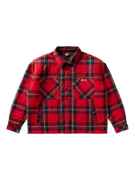 Kostkované kostkovaná košile Icecream červené