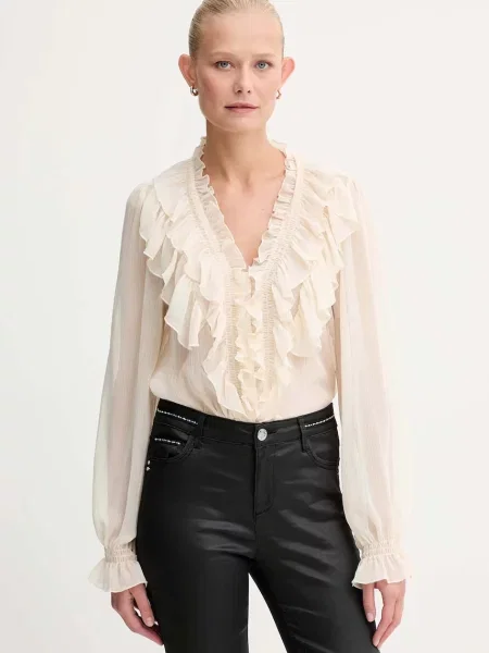 Morgan bluză uni CATHY bej