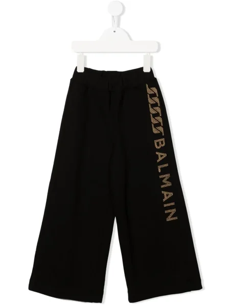 Spodnie dziecięce Balmain czarne