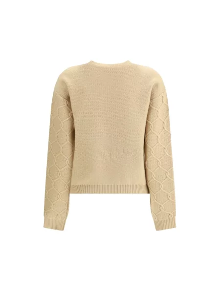 Sweter Etro z kaszmiru beżowy