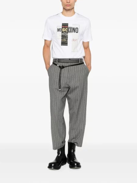 Tricou Moschino cu imagine alb