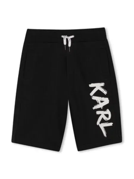 Sportovní kraťasy Karl Lagerfeld Kids černé