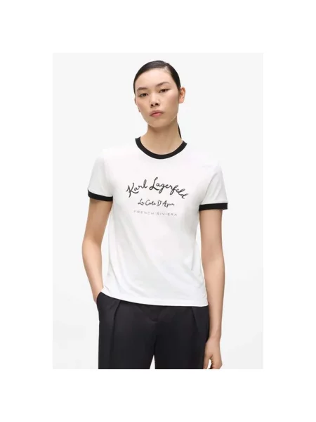 Tricou Karl Lagerfeld alb