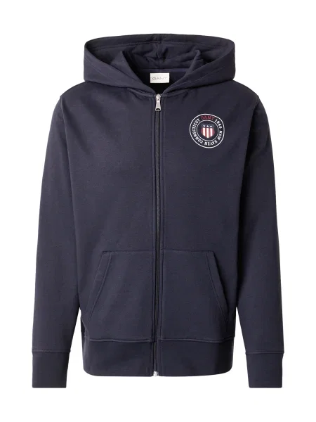 GANT Gornji dio trenirke tamno plava / crvena bijela