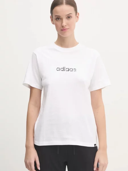 Тениска adidas Camo бежово