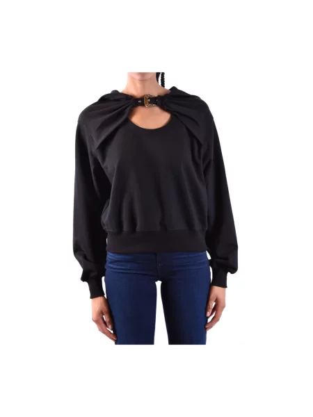 Sweter Versace Jeans Couture wełniany czarny