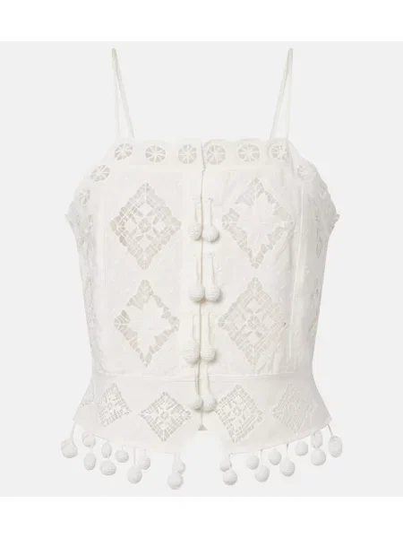 Top Isabel Marant de in alb