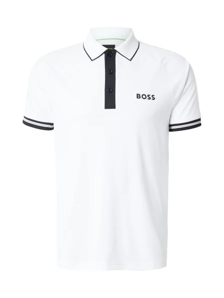 BOSS Tricou funcțional bej / negru alb