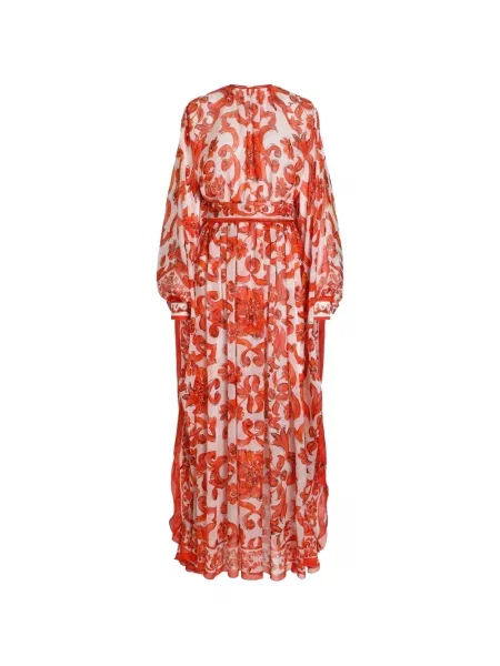 Lung rochie Dolce & Gabbana cu imagine alb