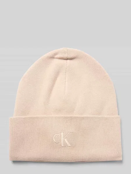 Calvin Klein Czapka damska Kobiety jednolity ONE SIZE beżowy