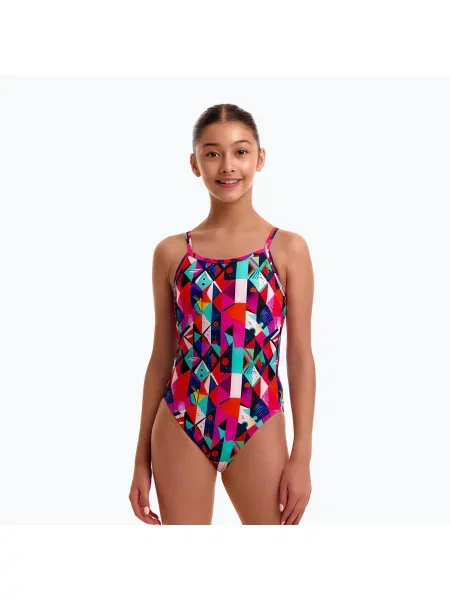 Gyermek egy részes fürdőruha Funkita Single Strap One pieces art dropout. Méret: 12 AUS