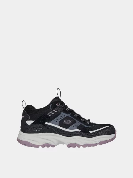 Кожаные ботинки Skechers черные